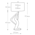 Lampa stołowa Ribbon – 1 źródło światła RIBBON-TL Elstead Lighting