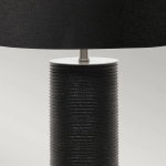 Lampa stołowa Ripple – 1 źródło światła – Czarna RIPPLE-TL-BLK Elstead Lighting