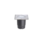 RIZZ SQ 105 stal nierdzewna 230V LED 3W 96° IP65 3000K R10436 Rendl light studio