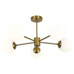 Roma 5 wisząca złota LP-1345/5P GD LIGHT PRESTIGE