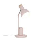 Różowa lampa biurkowa Devone wbudowany organizer 2512405057 Nordlux