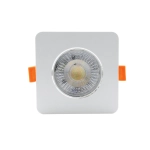Ruchome kwadratowe oczko podtynkowe Plus białe LED CCT LP-1506/1RS WH Square Light Prestige