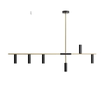 Lampa wisząca TREVO brass VI 1083K40 ALDEX - zdjęcie produktu