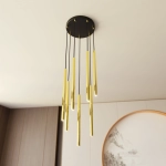 Lampa wisząca SELTER 7 PREMIUM GOLD 1332/7PREM EMIBIG Lighting
