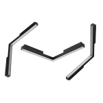 Alfa Saga Track Magnetic CORNER A 24W MILKY120 4000K (black) AZ4615 AZZARDO