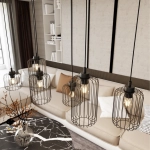 Lampa wisząca VANDER 6 BL 1365/6 EMIBIG Lighting