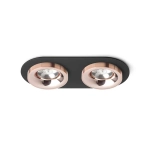 kinkiecik.pl SHARM R II wpuszczana czarna miedź/miedź 230V LED 2x10W 24° 3000K R13243 Rendl light studio