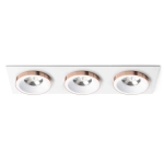 kinkiecik.pl SHARM SQ III wpuszczana biała miedź 230V LED 3x10W 24° 3000K R13260 Rendl light studio