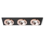 kinkiecik.pl SHARM SQ III wpuszczana czarna miedź/miedź 230V LED 3x10W 24° 3000K R13263 Rendl light studio