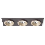 kinkiecik.pl SHARM SQ III wpuszczana perłowo-złota/brązowa 230V LED 3x10W 24° 3000K R13261 Rendl light studio