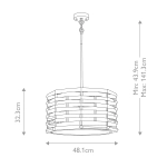 Lampa wisząca Shoal – 4 źródła światła SHOAL-4P Elstead Lighting