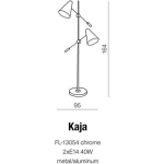 Lampa podłogowa Kaja (white) AZ2863 AZZARDO