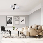 Roma 4 wisząca czarna LP-1345/4P BK LIGHT PRESTIGE