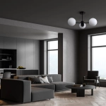 Roma 3 wisząca czarna LP-1345/3P BK LIGHT PRESTIGE