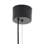 Lampa wisząca BOOM 25 cm - LED, klosz szary- metalizowany, wykonczenie złote - zdjęcie produktu