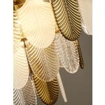 Lampa wisząca SECRET biało złota 80 cm - zdjęcie produktu