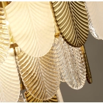 Lampa wisząca SECRET biało złota 80 cm - zdjęcie produktu