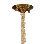 Lampa wisząca SECRET biało złota 80 cm - zdjęcie produktu