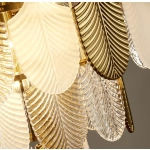 Lampa wisząca SECRET biało złota 80 cm - zdjęcie produktu