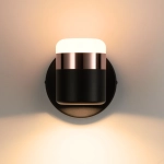 Lampa ścienna POCCO LED czarna 14 cm - zdjęcie produktu