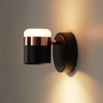 Lampa ścienna POCCO LED czarna 14 cm - zdjęcie produktu