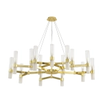 Lampa wisząca CANDELA-15 złota 120 cm - zdjęcie produktu