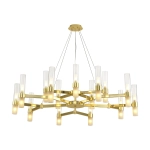Lampa wisząca CANDELA-15 złota 120 cm - zdjęcie produktu