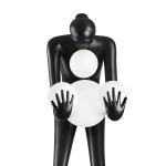 Lampa podłogowa WOMAN-2 BLACK czarna 190 cm - zdjęcie produktu