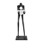 Lampa podłogowa WOMAN-2 BLACK czarna 190 cm - zdjęcie produktu