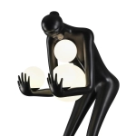 Lampa podłogowa WOMAN-2 BLACK czarna 190 cm - zdjęcie produktu