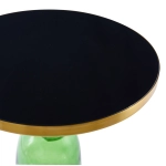 Stolik kawowy DOLCE zielono czarny 50 cm - zdjęcie produktu