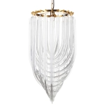 Lampa wisząca WAVE złota 40 cm - zdjęcie produktu