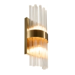 Lampa ścienna MIRACOLO B złota 50 cm z kryształkami - zdjęcie produktu