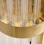 Lampa ścienna MIRACOLO B złota 50 cm z kryształkami - zdjęcie produktu