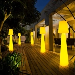 Lampa ogrodowa stojąca GARDENA L LED RGBW 16 kolorów 150 cm - zdjęcie produktu