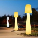 Lampa ogrodowa stojąca GARDENA L LED RGBW 16 kolorów 150 cm - zdjęcie produktu