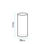 Lampa ogrodowa kolumna TUBE LED RGBW 16 kolorów 80 cm - zdjęcie produktu