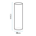 Lampa ogrodowa kolumna TUBE LED RGBW 16 kolorów 115 cm - zdjęcie produktu