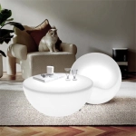 Lampa ogrodowa pufa APPLE M LED RGBW 16 kolorów 56 cm - zdjęcie produktu