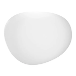 Lampa ogrodowa kamień PEBBLE M LED RGBW 16 kolorów 32 cm - zdjęcie produktu