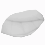 Lampa ogrodowa kamień DIAMOND M LED RGBW 16 kolorów 43 cm - zdjęcie produktu