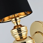 Lampa ścienna QUEEN złoto czarna 18 cm - zdjęcie produktu