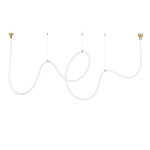 Lampa wisząca SNAKE LED wąż ledowy złota 500 cm - zdjęcie produktu