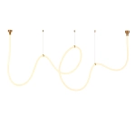 Lampa wisząca SNAKE LED wąż ledowy złota 500 cm - zdjęcie produktu