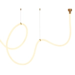 Lampa wisząca SNAKE LED wąż ledowy złota 500 cm - zdjęcie produktu