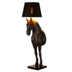 Lampa podłogowa KOŃ L / HORSE czarna 185 cm - zdjęcie produktu