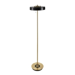 Lampa podłogowa ARTDECO 150 cm - czarno - złota nowoczesna - zdjęcie produktu