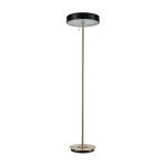 Lampa podłogowa ARTDECO 150 cm - czarno - złota nowoczesna - zdjęcie produktu