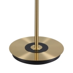 Lampa podłogowa ARTDECO 150 cm - czarno - złota nowoczesna - zdjęcie produktu