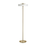 Lampa podłogowa ARTDECO 150 cm - biało - złota nowoczesna - zdjęcie produktu